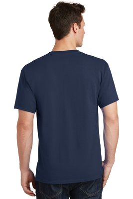PC54 Port & Company 5.4-ounce 100% Cotton T-Shirt Navy