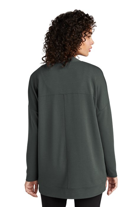 MM3015 MERCER+METTLE Women's Stretch Open-Front Cardigan Anchor Grey