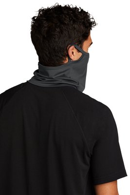 G103 Port Authority Ear Loop Gaiter Mask Charcoal