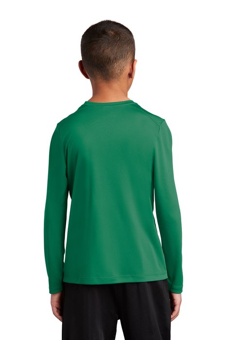 YST420LS Sport-Tek 4-ounce 100% Polyester T-Shirt Kelly Green