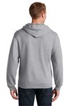 993M JERZEES NuBlend Full-Zip Hooded Sweatshirt Athletic Heather