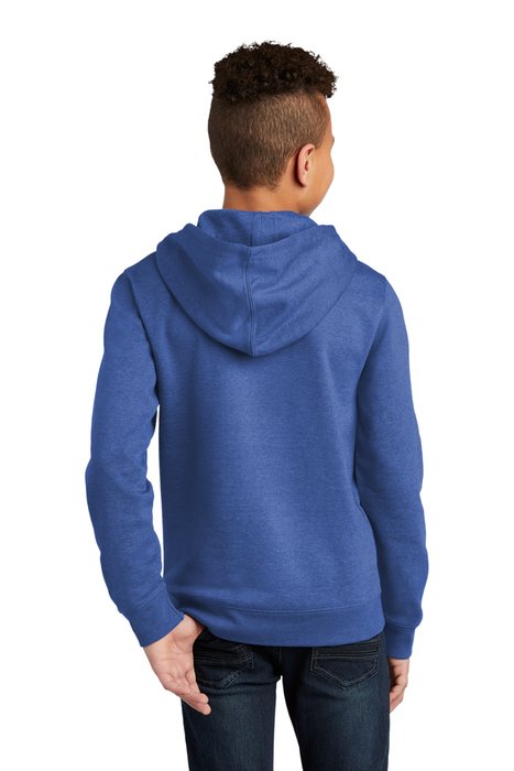DT6100Y District Youth V.I.T Fleece Hoodie Royal Frost