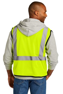 CSV100 CornerStone ANSI 107 Class 2 Economy Mesh One-Pocket Vest Safety Yellow