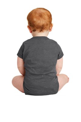 RS4424 Rabbit Skins Infant Vintage Fine Jersey Bodysuit Vintage Smoke