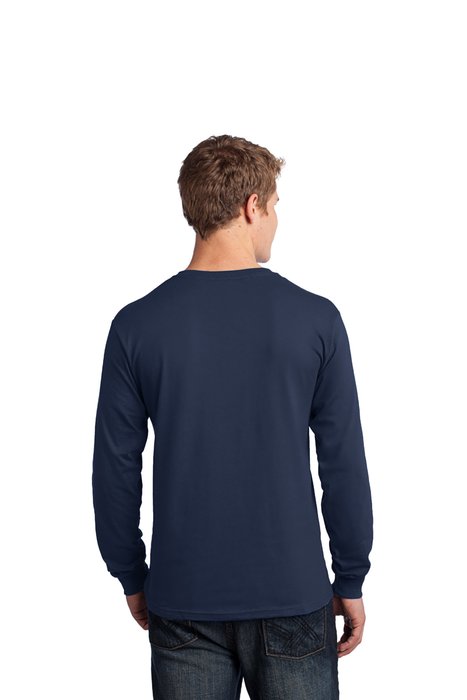 PC54LS Port & Company 5.4-ounce 100% Cotton T-Shirt Navy