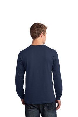 PC54LS Port & Company 5.4-ounce 100% Cotton T-Shirt Navy