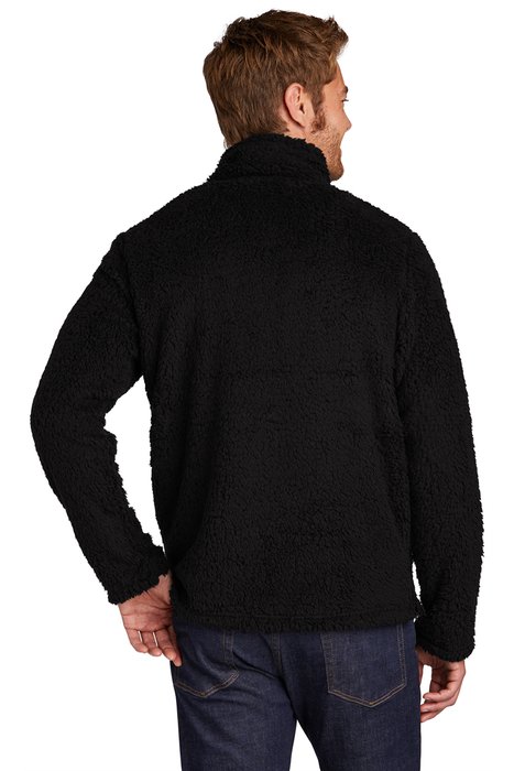 F130 Port Authority Cozy 1/4-Zip Fleece Black