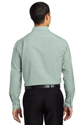 S658 Port Authority SuperPro Oxford Shirt Green