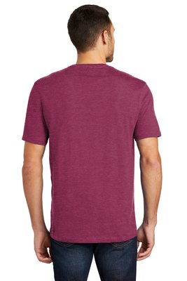 DT104 District 4.3-ounce 100% Cotton T-Shirt Heathered Loganberry