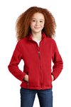 Y217 Port Authority Youth Value Fleece Jacket True Red