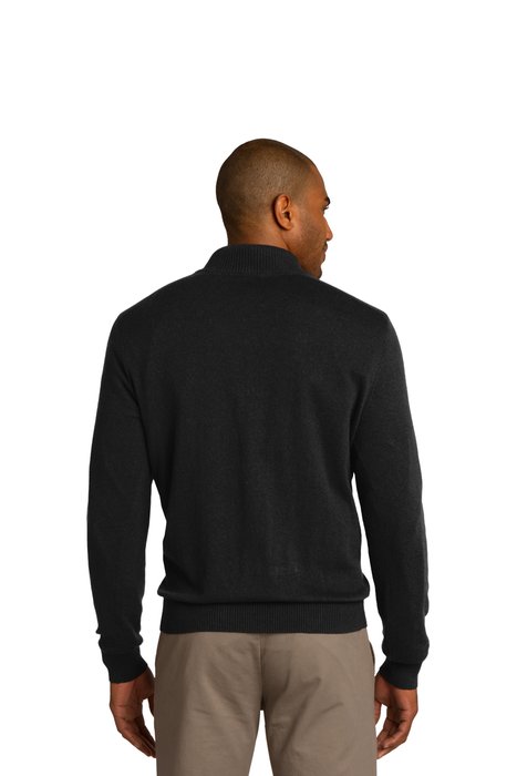 SW290 Port Authority 1/2-Zip Sweater Black
