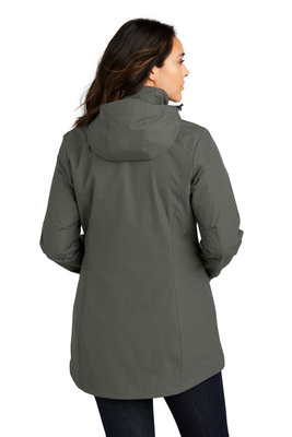 L123 Port Authority Ladies All-Weather 3-in-1 Jacket Storm Grey