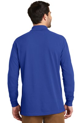 K8000LS Port Authority 6.2-ounce EZCotton Long Sleeve Polo True Royal