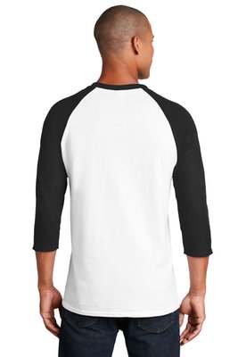 5700 Gildan 5.3-ounce 100% Cotton T-Shirt White/ Black