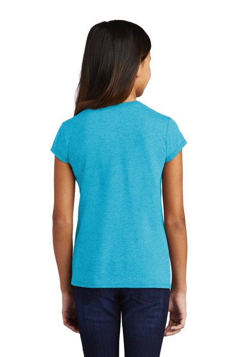 DT130YG District 4.5-ounce T-Shirt Turquoise Frost
