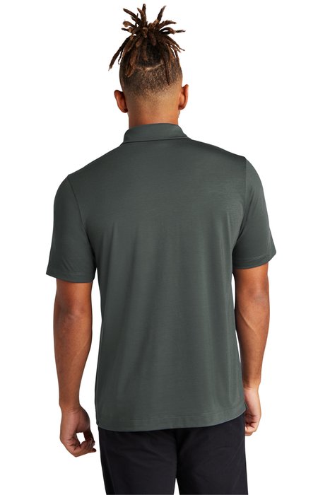 MM1014 MERCER+METTLE Stretch Jersey Polo Anchor Grey