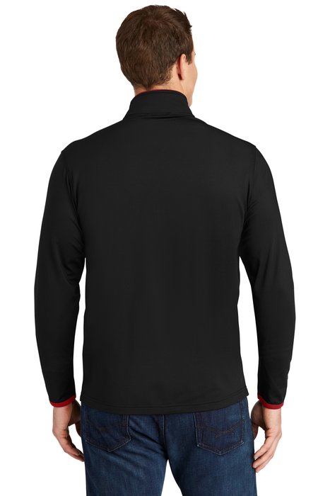 St853 Sport-tek Sport-wick Stretch Contrast Full-zip Jacket 