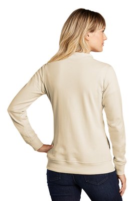 LST274 Sport-Tek Ladies Lightweight French Terry Bomber Ecru