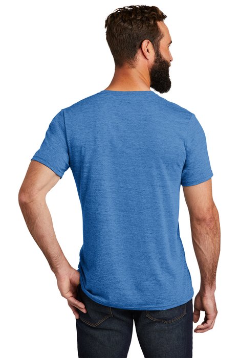 AL2014 AllMade 4.2-ounce Tri-Blend T-Shirt Azure Blue