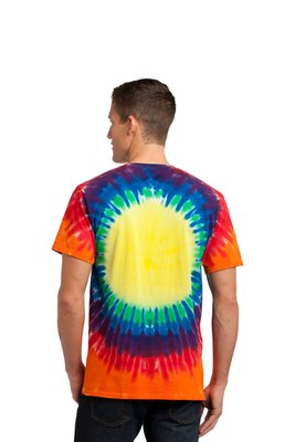 PC149 Port & Company 5.4-ounce 100% Cotton T-Shirt Rainbow