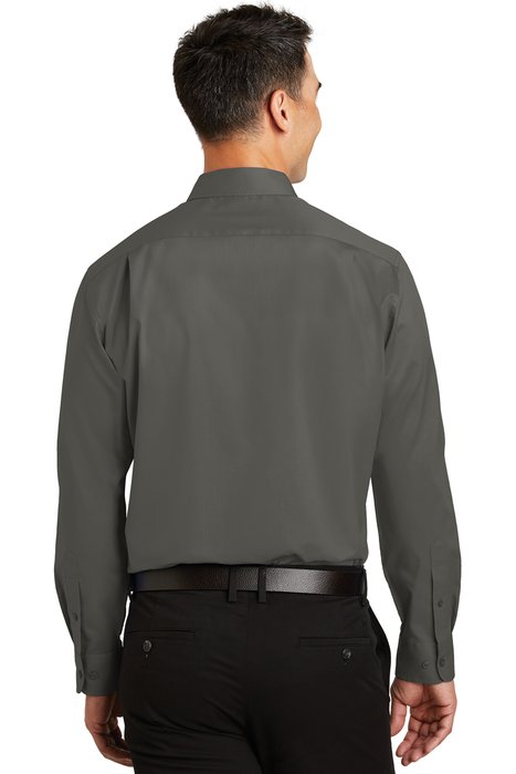 TS663 Port Authority Tall SuperPro Twill Shirt Sterling Grey