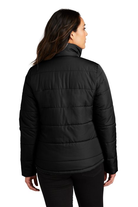 L852 Port Authority Ladies Puffer Jacket Deep Black