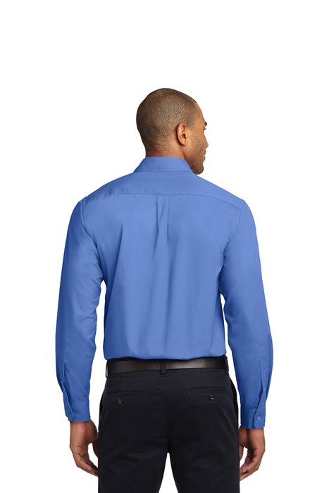 S608ES Port Authority Extended Size Long Sleeve Easy Care Shirt Ultramarine Blue