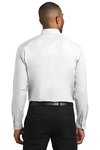 W103 Port Authority Slim Fit Carefree Poplin Shirt White