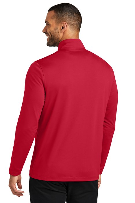 K112 Port Authority Dry Zone UV Micro-Mesh 1/4-Zip Rich Red