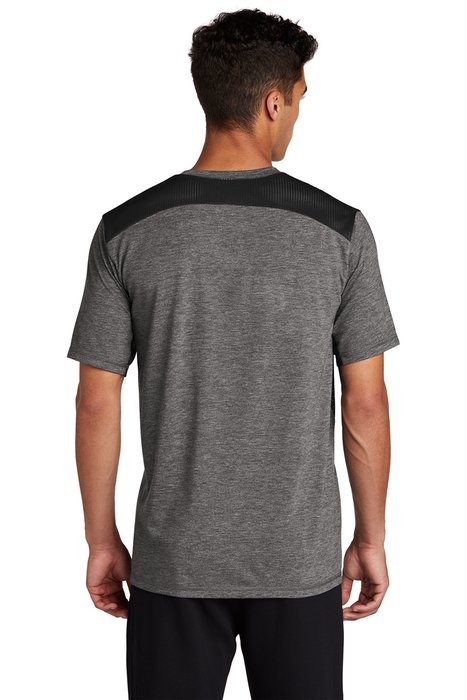 ST410 Sport-Tek 4.4-ounce T-Shirt Black/ Dark Grey Heather