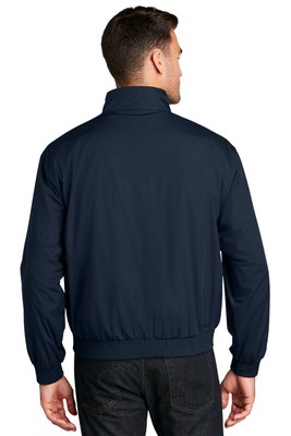 J753 Port Authority Classic Poplin Jacket Dark Navy/ Dark Navy