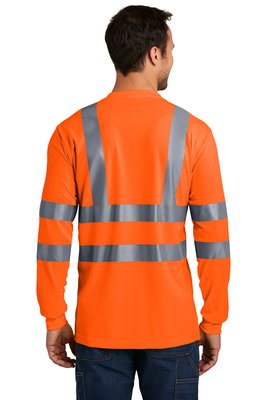 CS409 CornerStone 3.7-ounce 100% Polyester T-Shirt Safety Orange