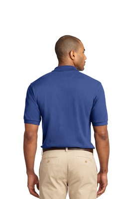 K420 Port Authority 7-ounce Heavyweight Cotton Pique Polo Royal