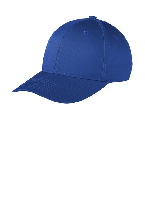 C801 Port Authority Snapback Fine Twill Cap Royal