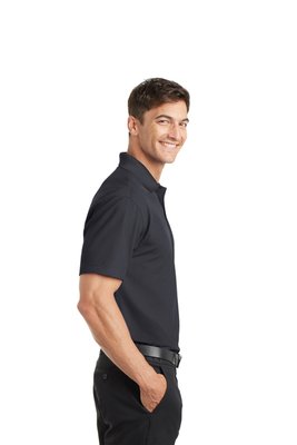 K572 Port Authority 4.28-ounce Dry Zone Grid Polo Battleship Grey