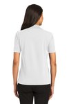 L455 Port Authority 5.6-ounce Ladies Rapid Dry Polo White