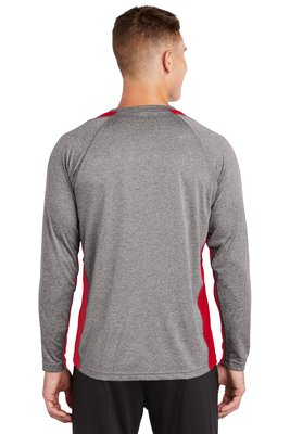 ST361LS Sport-Tek 3.8-ounce 100% Polyester T-Shirt Vintage Heather/ True Red