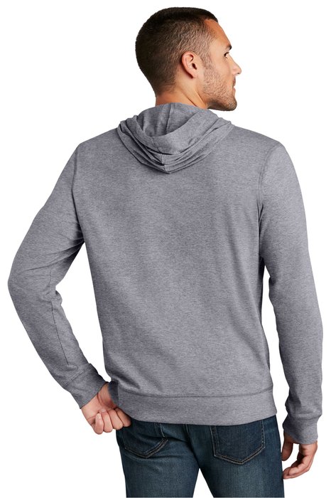 DT1100 District Jersey Full-Zip Hoodie Dark Heather Grey