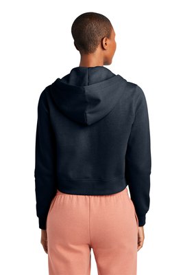 DT6103 District Women's V.I.T Fleece Full-Zip Hoodie New Navy