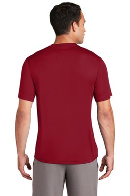 4820 Hanes 4-ounce 100% Polyester T-Shirt Deep Red