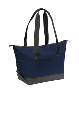 BG516 Port Authority 18-Can Collapsible Cooler River Blue Navy/ Dark Charcoal