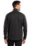 J718 Port Authority Active Colorblock Soft Shell Jacket Deep Black/ Grey Steel