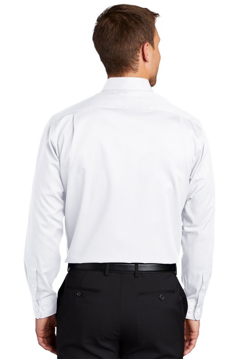 S663 Port Authority SuperPro Twill Shirt White