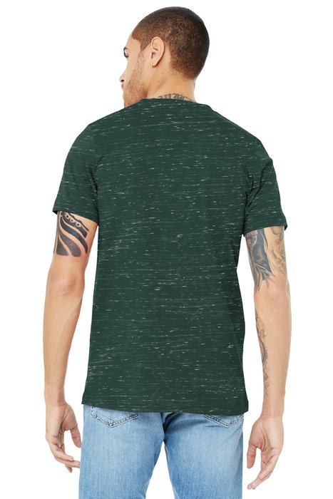 BC3005 Bella + Canvas 4.2-ounce 100% Cotton T-Shirt Forest Marble