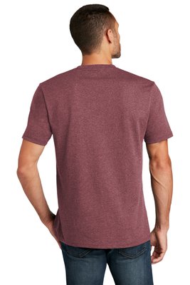 DT8000 District 5.3-ounce T-Shirt Maroon Heather
