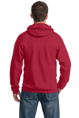 PC90H Port & Company Essential Fleece Pullover Hooded Sweatshirt Red