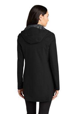 MM7001 MERCER+METTLE Women's Waterproof Rain Shell Deep Black