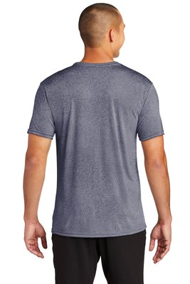 46000 Gildan 4.7-ounce 100% Polyester T-Shirt Heather Sport Dark Navy