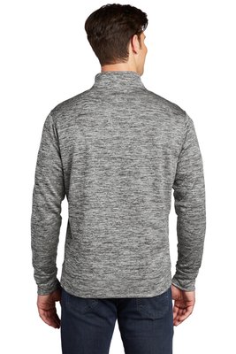 ST226 Sport-Tek PosiCharge Electric Heather Fleece 1/4-Zip Pullover Black Electric