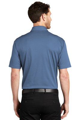 K542 Port Authority 4-ounce Heathered Silk Touch Performance Polo Moonlight Blue Heather